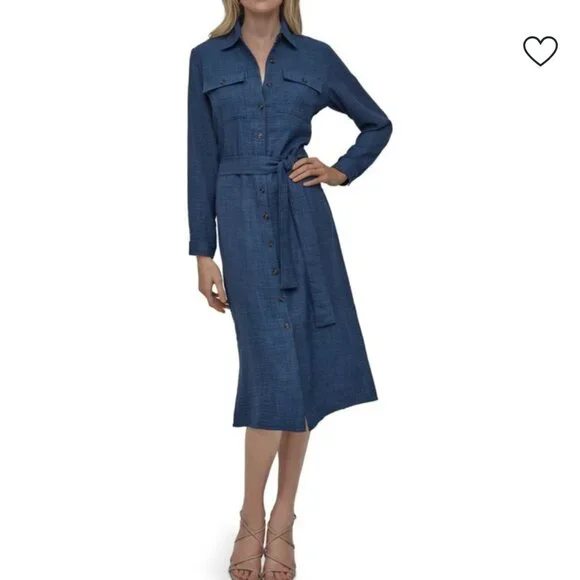 Dkny | Dresses | Dkny Womens Denim Color Long Sleeve Collared Shirtdress Sz 4 Nwt | Poshmark Dkny | Dresses | Dkny Womens Denim Color Long Sleeve Collared Shirtdress Sz 4 Nwt | Poshmark